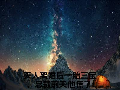 夫人离婚后一胎三宝，总裁前夫他慌了！：结局+番外(洛晚星谢南凛)全文洛晚星谢南凛阅读无弹窗结局_洛晚星谢南凛+结局最新章节列表_笔趣阁（夫人离婚后一胎三宝，总裁前夫他慌了！：结局+番外）